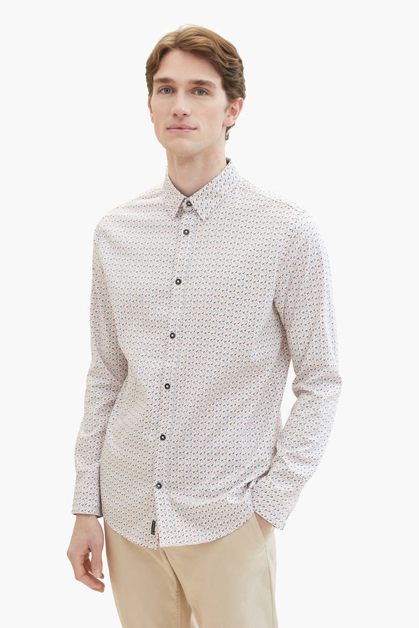 Chemise (manches longues) Blanc - Tom Tailor