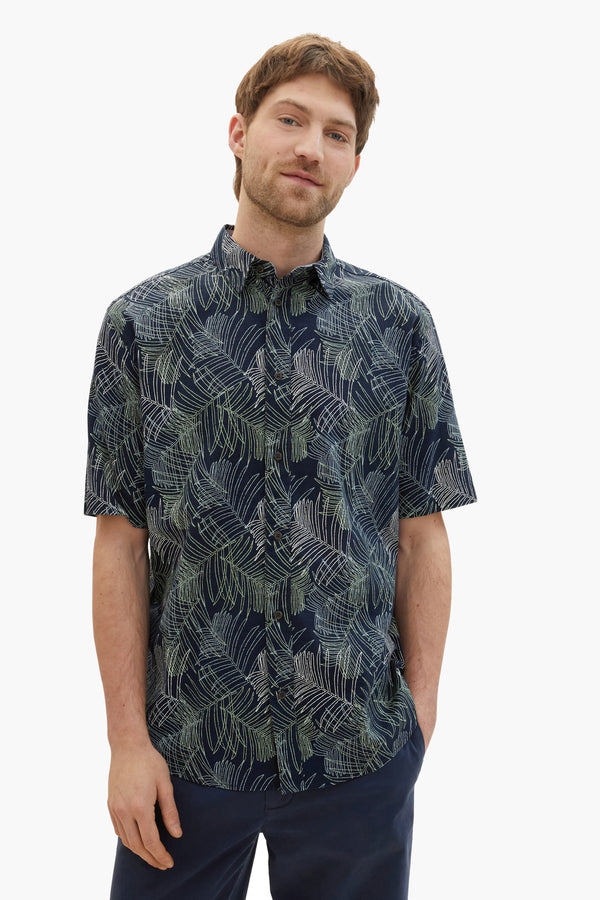 Chemise (manches courtes) Multicolore - Tom Tailor