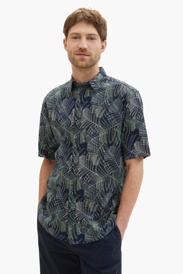 Chemise (manches courtes) Multicolore - Tom Tailor