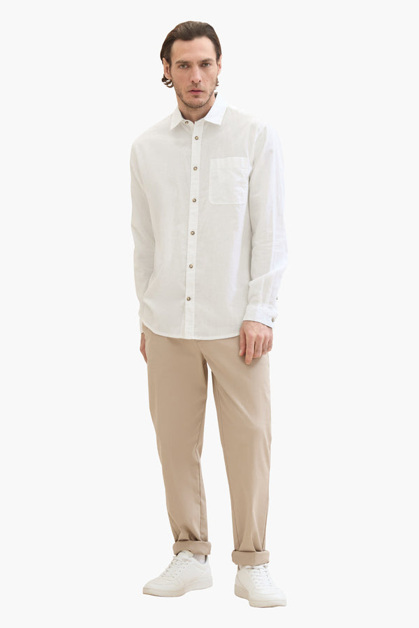 Hemd (lange mouwen) Wit - Tom Tailor