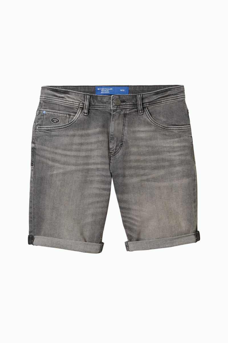 Short - light grey denim