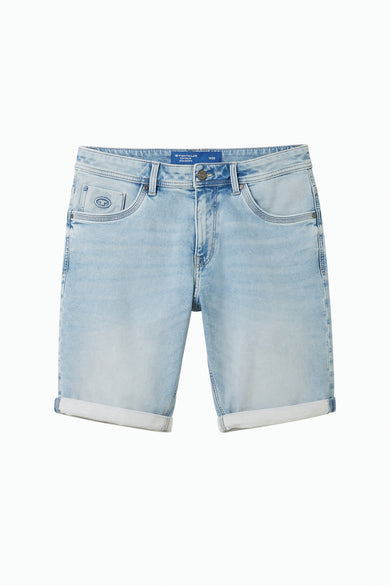 Short - light blue denim