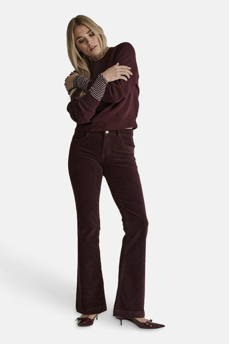 Dames sb seizoensbroek elastic rouge - PARA MI