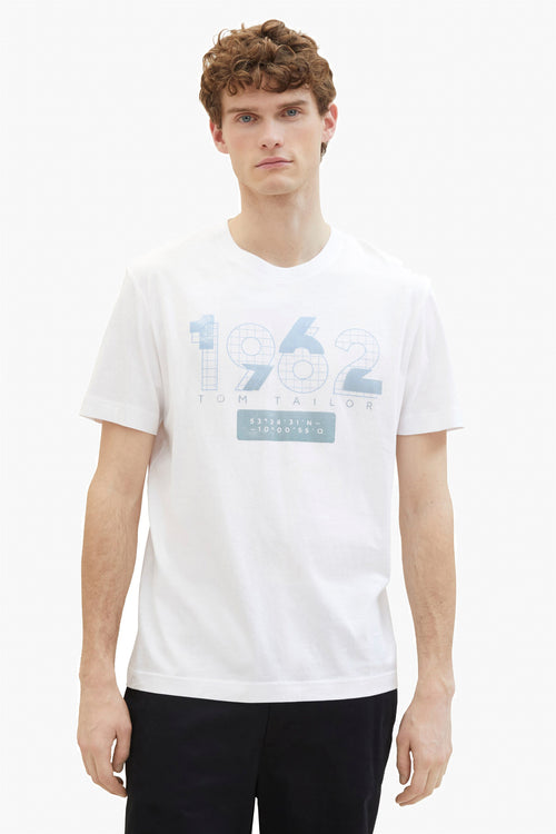 T-shirt (manches courtes) Blanc - Tom Tailor