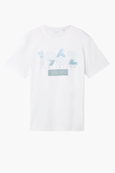 T-shirt (manches courtes) Blanc - Tom Tailor