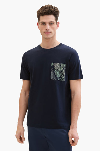 T-shirt (manches courtes) Bleu - Tom Tailor