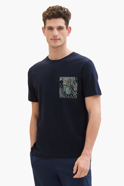T-shirt (manches courtes) Bleu - Tom Tailor