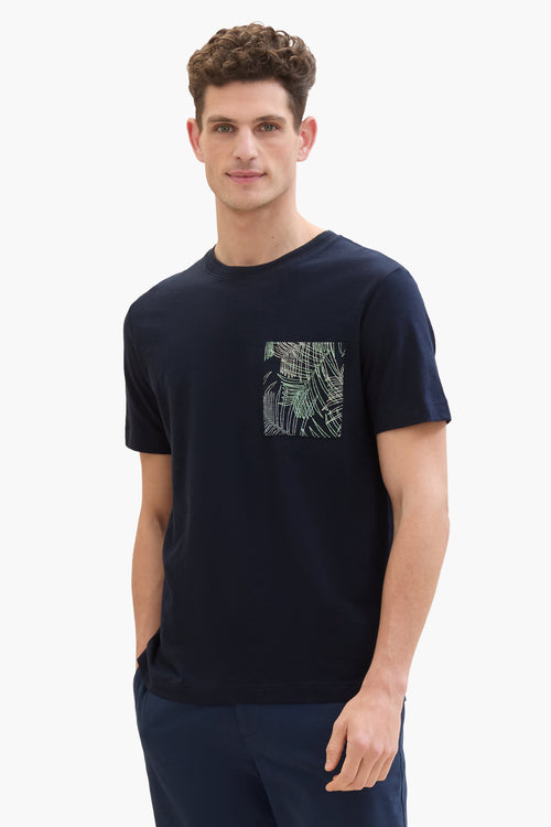 T-shirt (manches courtes) Bleu - Tom Tailor