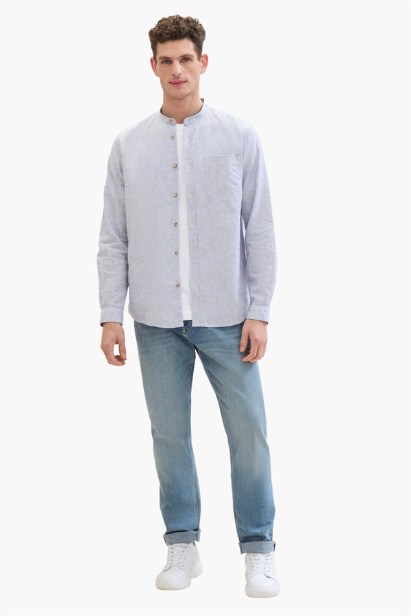 Chemise (manches longues) Bleu - Tom Tailor