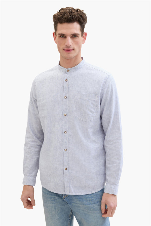 Chemise (manches longues) Bleu - Tom Tailor