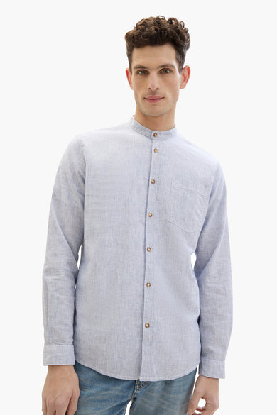 Chemise &agrave; manches longues - bleu