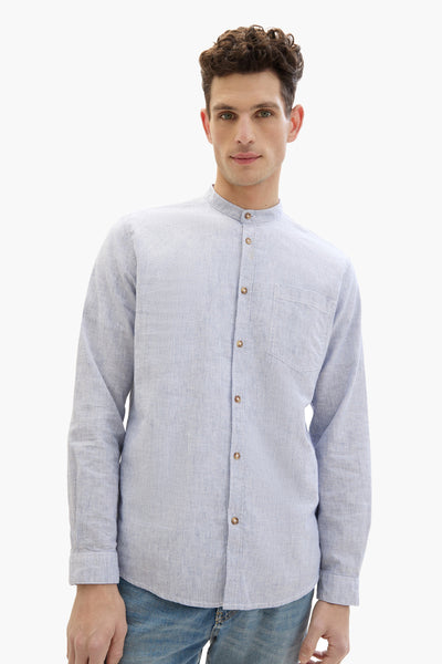 Chemise (manches longues) Bleu - Tom Tailor