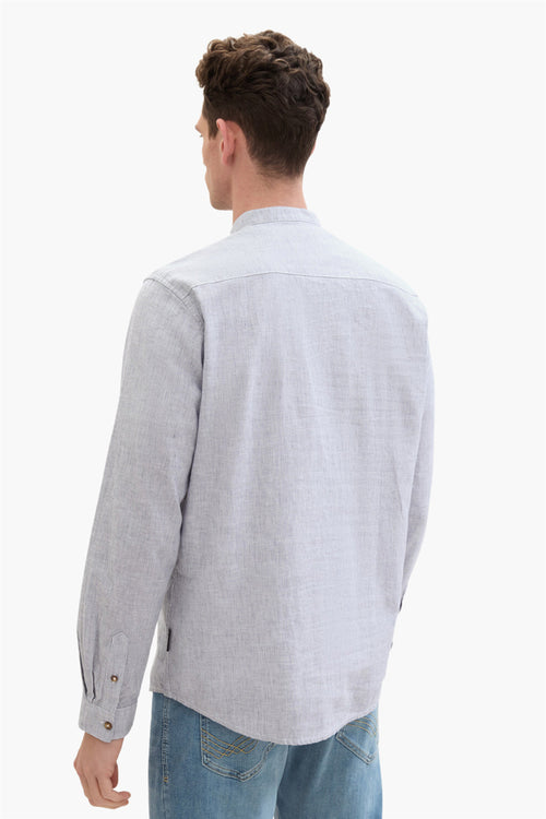 Chemise &agrave; manches longues - bleu