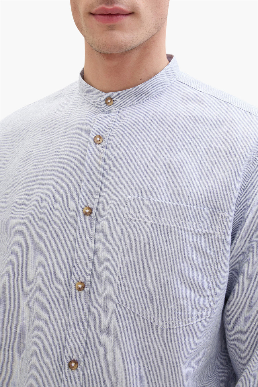 Chemise (manches longues) Bleu - Tom Tailor