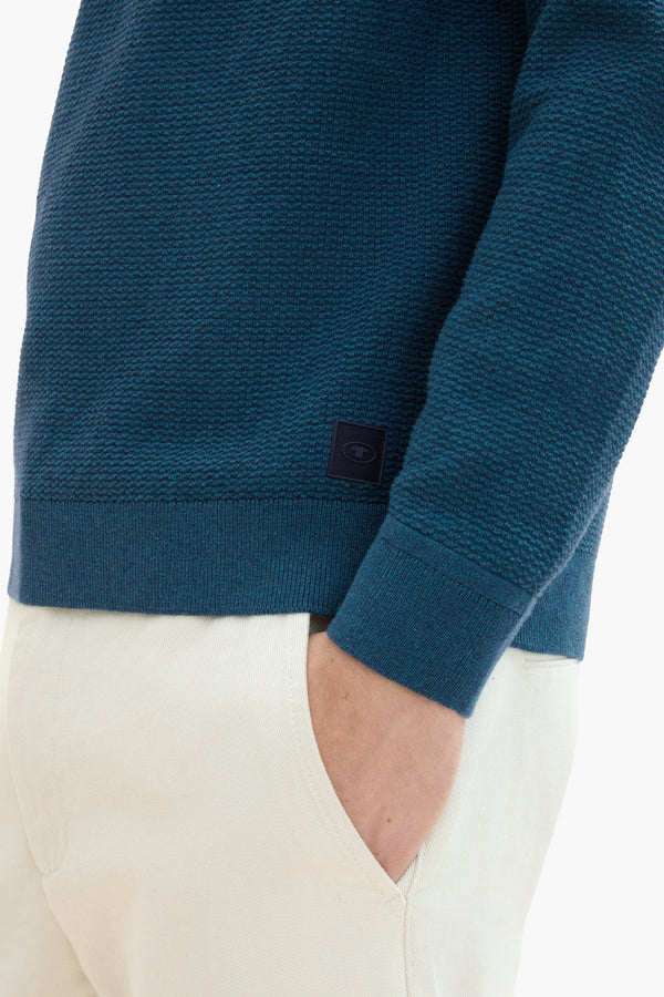 Pull col rond Vert - Tom Tailor