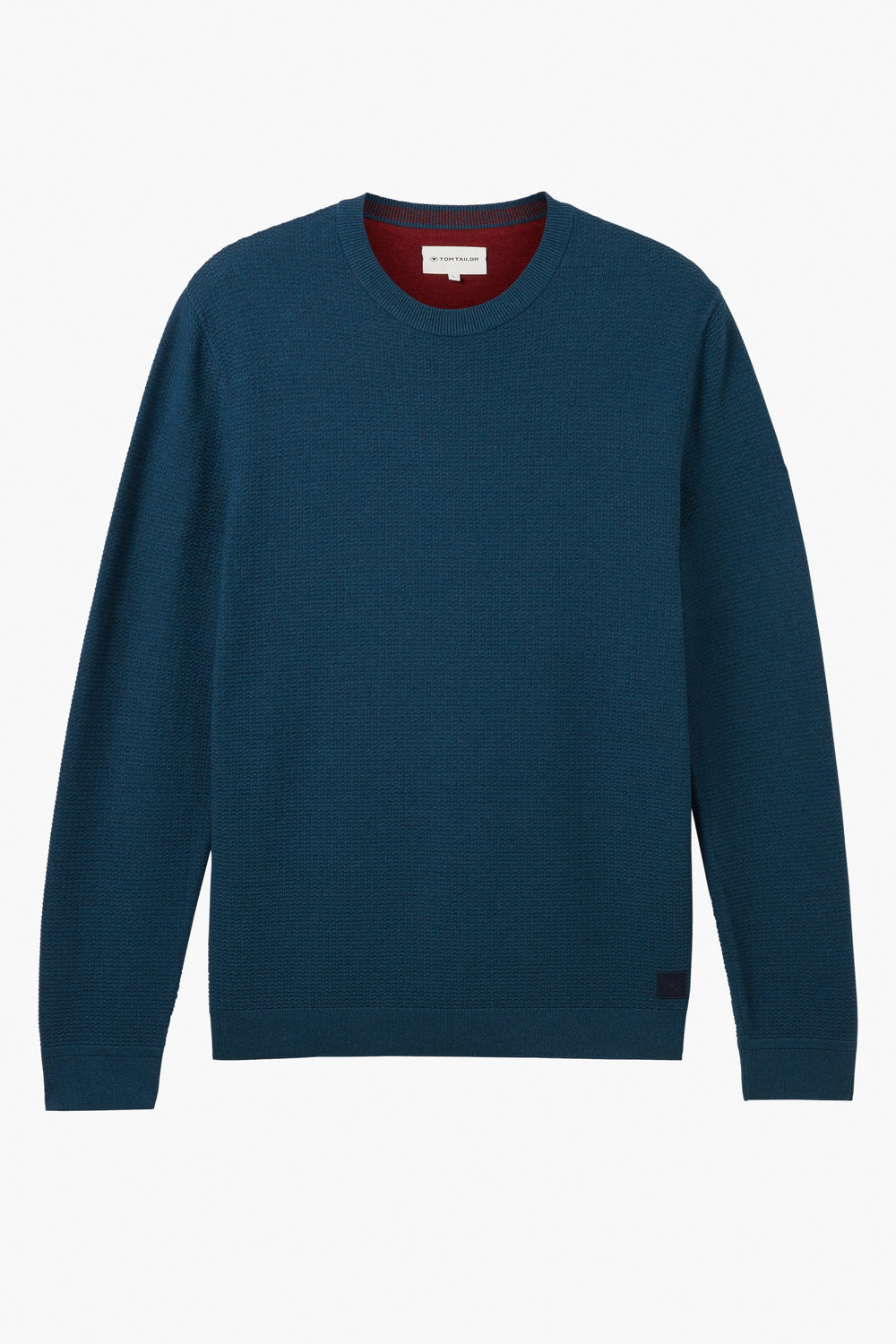 Pull col rond Vert - Tom Tailor