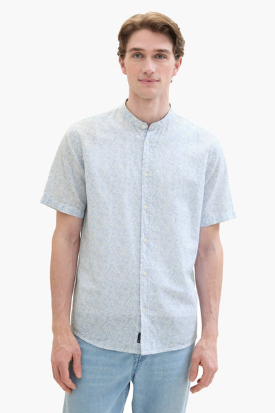 Chemise (manches courtes) Bleu - Tom Tailor