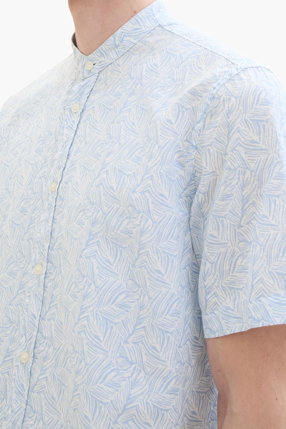 Chemise (manches courtes) Bleu - Tom Tailor