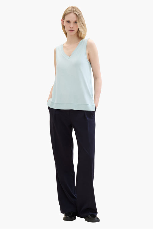 Top (sans manches) Bleu - Tom Tailor