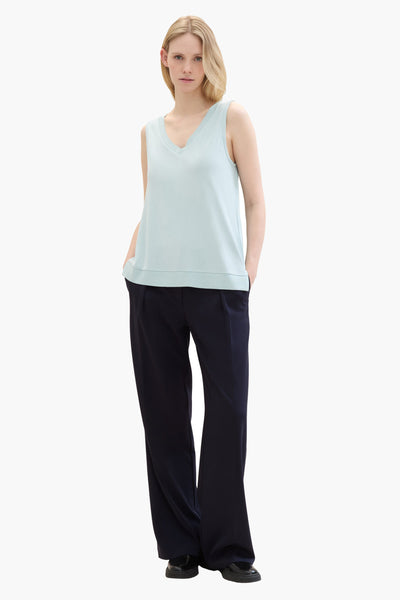 Top (sans manches) Bleu - Tom Tailor