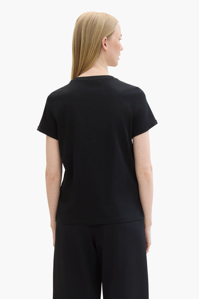 T-shirt (manches courtes) Noir - Tom Tailor