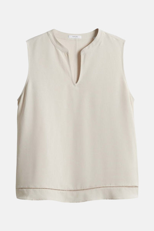 Blouse (zonder mouwen) Ecru - OPUS