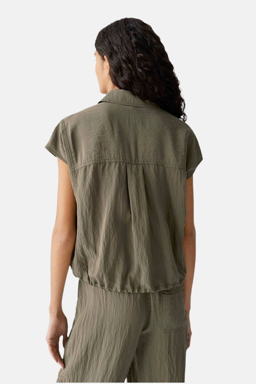 Hemd met korte mouwen - Kaki