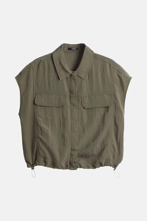 Hemd met korte mouwen - Kaki