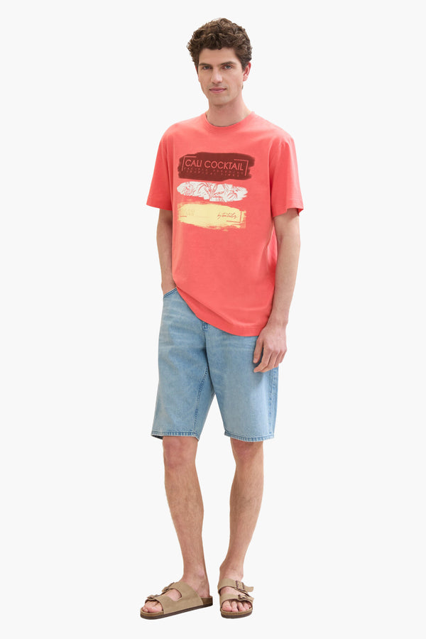 T-shirt (manches courtes) Rose - Tom Tailor