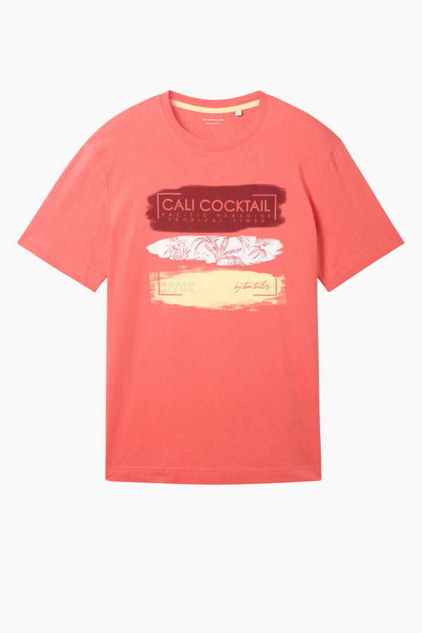 T-shirt (manches courtes) Rose - Tom Tailor