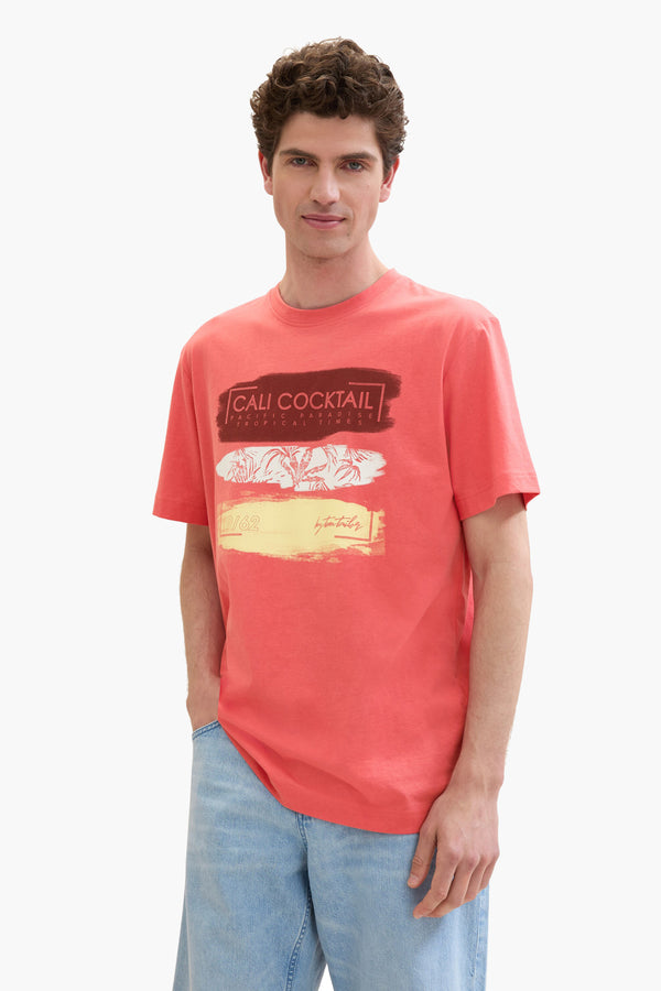 T-shirt (manches courtes) Rose - Tom Tailor
