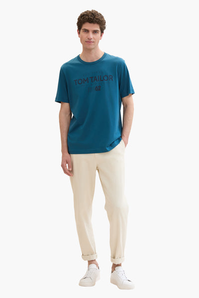 T-shirt (manches courtes) Bleu - Tom Tailor