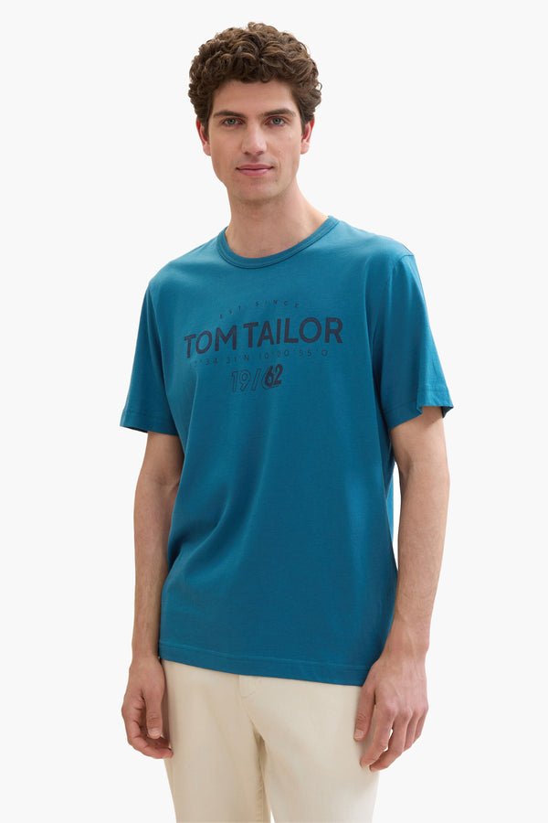 T-shirt (manches courtes) Bleu - Tom Tailor
