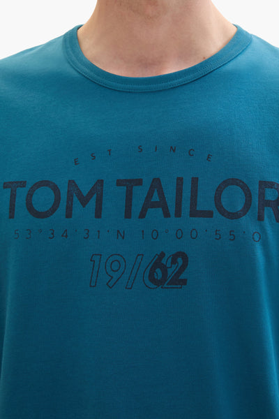 T-shirt (manches courtes) Bleu - Tom Tailor