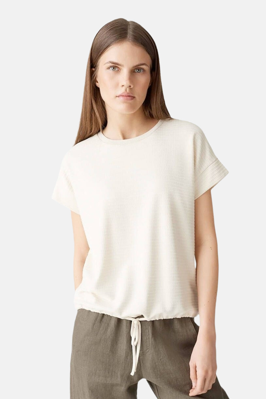 T-shirt met korte mouwen - ecru