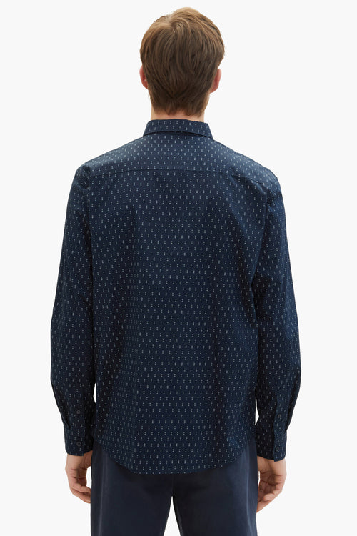 Chemise (manches longues) Bleu - Tom Tailor