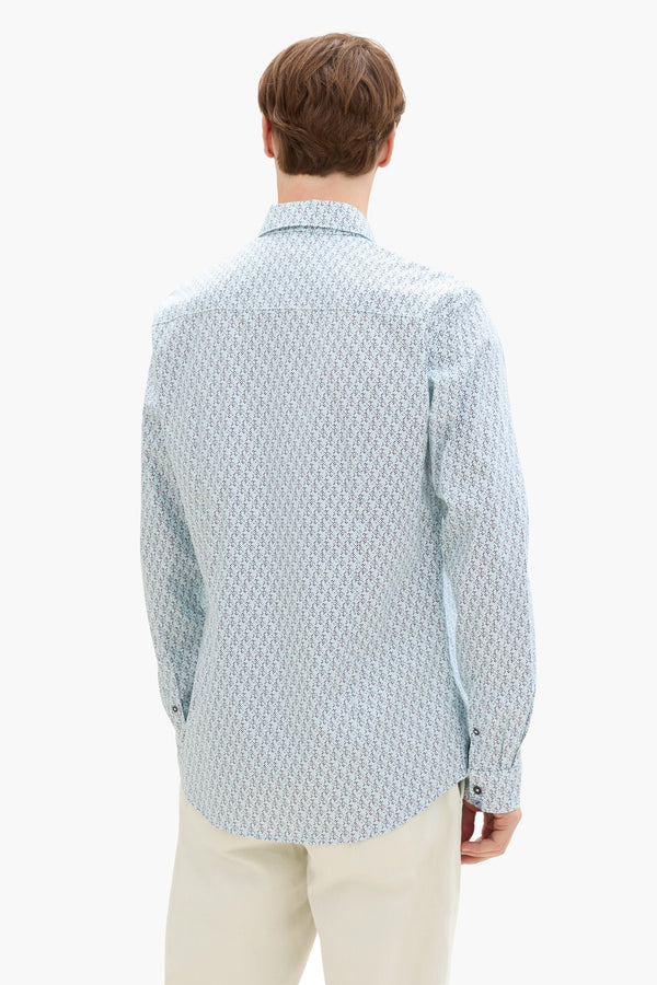 Chemise (manches longues) Bleu - Tom Tailor