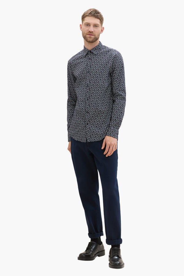 Chemise (manches longues) Bleu - Tom Tailor