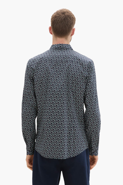 Chemise (manches longues) Bleu - Tom Tailor