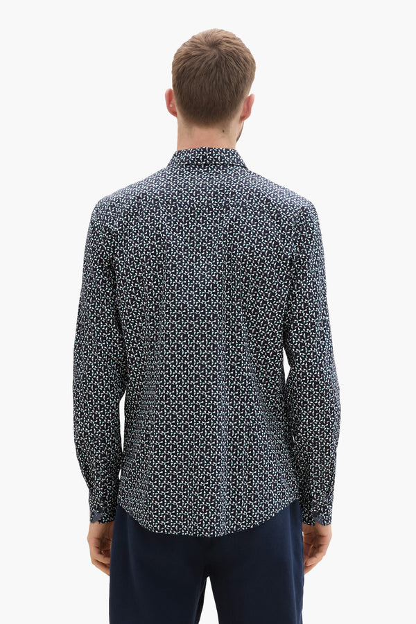 Chemise (manches longues) Bleu - Tom Tailor