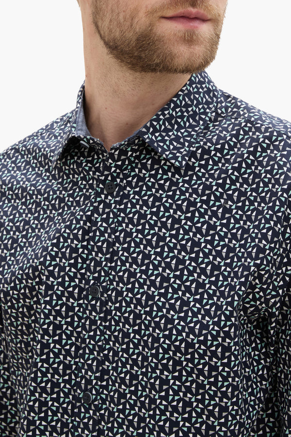 Chemise (manches longues) Bleu - Tom Tailor