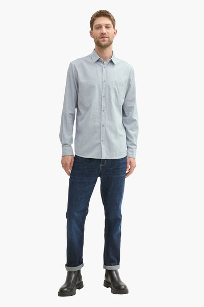 Chemise (manches longues) Vert - Tom Tailor