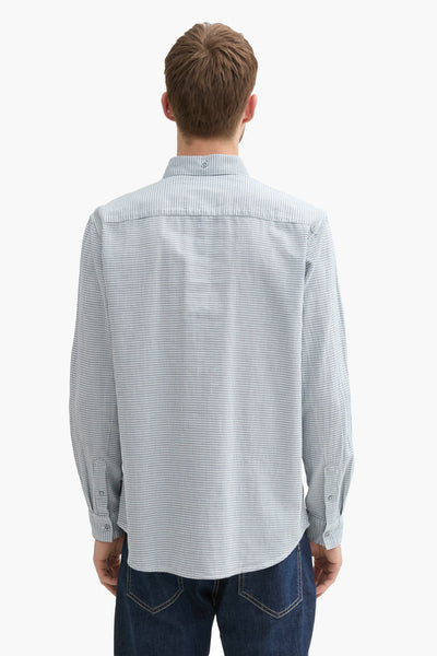 Chemise (manches longues) Vert - Tom Tailor