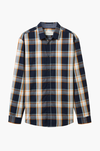 Chemise (manches longues) Bleu - Tom Tailor