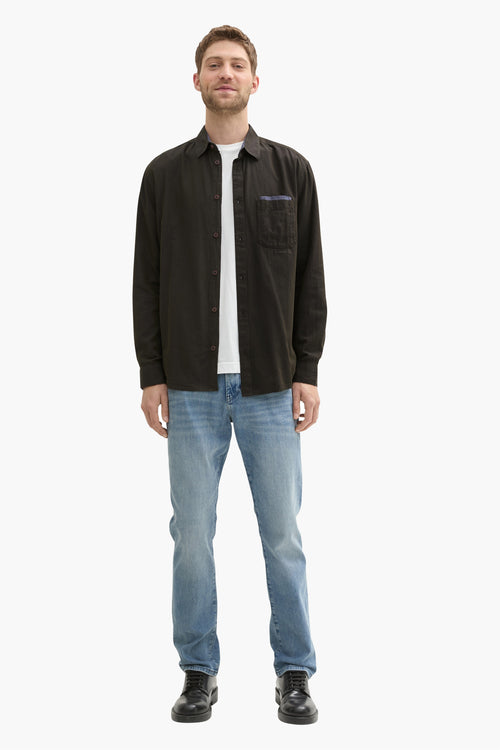Chemise (manches longues) Vert - Tom Tailor