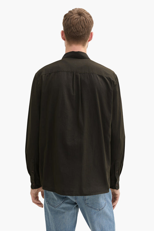 Chemise (manches longues) Vert - Tom Tailor