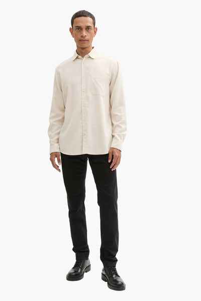Chemise (manches longues) Beige - Tom Tailor