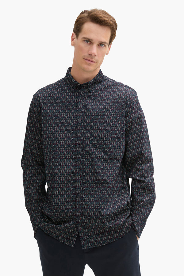 Chemise (manches longues) Bleu - Tom Tailor