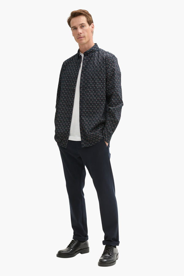 Chemise (manches longues) Bleu - Tom Tailor