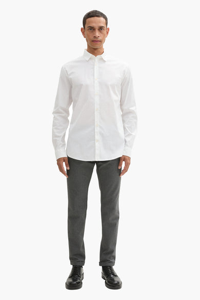 Chemise à manches longues - blanc